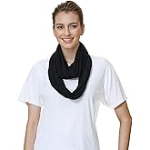 Lina & Lily Premium Modal Jersey Knit Women's Infinity Scarf Loop Lightweight