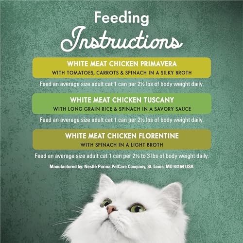 PURINA FANCY FEAST WET CAT FOOD VARIETY PACK, MEDLEYS WHITE MEAT CHICKEN IN SAUCE COLLECTION – (PACK OF 12) 3 OZ. CANS