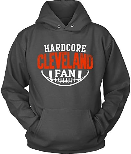 Hardcore Cleveland Football Fan Pullover Hoodie