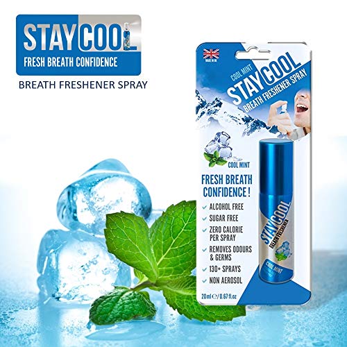 image for StayCool Breath Freshener Spray Blister 20ml Cool Mint Flavor 130+ Spr