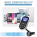 Bluetooth FM Transmitter for Car, Wireless Bluetooth FM Radio Adapter 2 Ports USB Car Charger 5V/2.4A&1A with Hands-Free Calling, Micro SD Card Aux Output