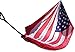 Double Hammock With Unique USA Flag Design - Made Of Premium Quality Ultra Lightweight Parachute Nylon Fabric. Perfect For Camping, Relaxing. Built To Last, Straps Included.