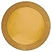 8-Count Glitz Round Placemats with Glitter Border, Gold