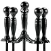 UniFlame Black 5-Piece Fireplace Tools Set with Ball Handles (T51030BK)