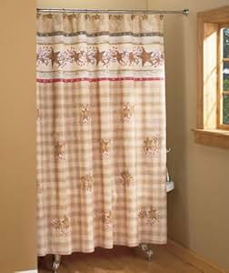 Amazon.com: KNLstore Linda Spivey Country Bath Hearts and Stars ...