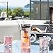 Infusion Pitcher for Lemon Fruits Herbs Ice Tea, Borosilicate Glass, Stylish Design Stainless Steel Lid, Full Blended Drink, Juice Boost 1000ml by bobuCuisine