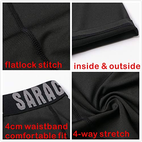 saraca core Men Youth Compression 3/4 