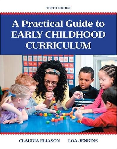 Practical Guide To Early Childhood Curriculum A Eliason Claudia Jenkins Loa 9780133801293 Amazon Com Books