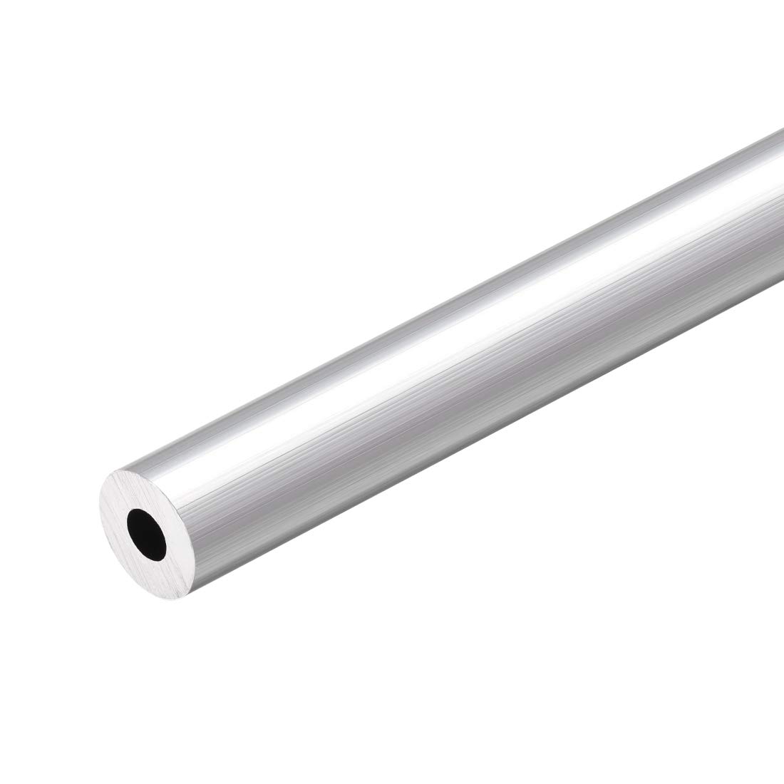 sourcing map 6063 Aluminum Round Tube, 300mm Length 12mm OD 5mm Inner Dia Seamless Aluminum Straight Tubing
