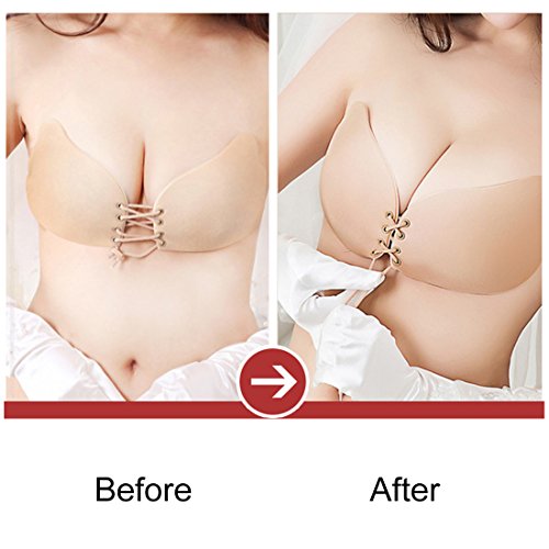 Adhesive Bra, Strapless Bra, Sticky Bra Self Adhesive Backless Invisible Cup D Buy
