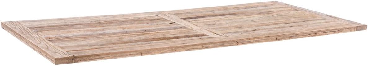 CLP Tischplatte Severus, Platte aus Ulmenholz, rustikale Esstischplatte