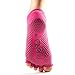 toesox Womens Bella Half Toe 3-Pack