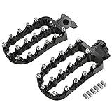 NICECNC Black Wide Foot Pegs Footrest Compatible