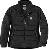 Carhartt Women's Rain Defender Relaxed Fit Lightweight Insulated Jacket, Black, X-Large