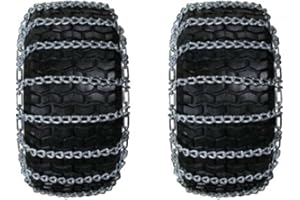 OUTDOOR POWER DEALS OPD tire chains (set of 2) 20x10.00-10 20x10.00-8 2- link with Tighteners