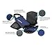 YogaPaws Travel Yoga Mat (SkinThin - Fullset) Yoga Gloves and Socks - Non Slip Fitness and Yoga Accessories for Women and Men (Midnight Blue, Size #2)