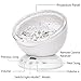 NEWKBO Remote Control Ocean Wave Projector,12 LED &7 Colors Night Light Projector, with Built-in Mini Music Player, for Living Room and Bedroom (White)