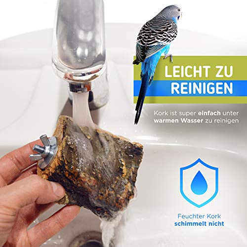 2 x Piksteen van Kurk - Het Smakelijke Alternatief voor de Kalksteen voor Vogels of Sepiaschelp, Parkieten Speelgoed - Afbeelding 8
