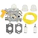 Harbot 308054043 Carburetor with Fuel Line Filter for Ryobi RY28000 RY28005 RY28025 RY28020 CS26 RY28021 RY28040 SS26 RY28041 RY28045 26CC Trimmer RY28060 RY28065 Brushcutter 308054034 308054028 primary