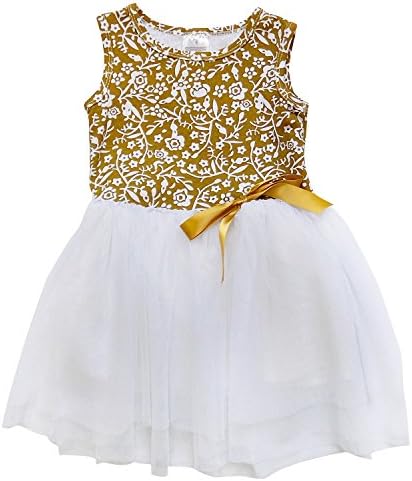 So Sydney Little Girls Tank Top Style Chiffon Tulle Princess Dress Tutu Sundress