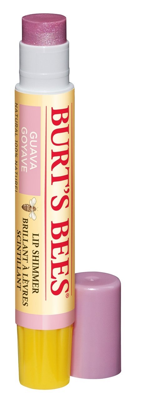 Burt's Bees 100% Natural Lip Shimmer, Guava, 2.6g