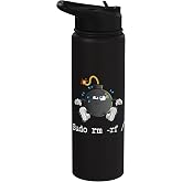 Tux Linux Penguin Sudo RM RF/Computer Freak Hacker Stainless Steel Insulated Water Bottle