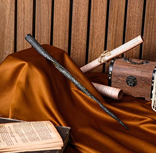 PEIYU Wizard Wand With Steel Core - Resin Cosplay Wand In Gift Box For Halloween, Christmas, Parties