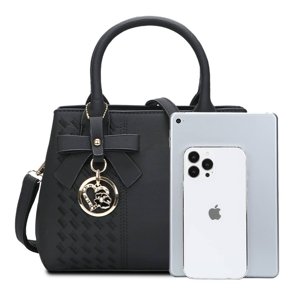 ACNCN Ladies Handbags, Women Fashion PU Leather Top Handle Satchel Shoulder Tote Bags