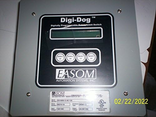 NEW EASOM ES-5008-12-AC-120 DIGI-DOG PROGRAMMABLE LIMIT SWITCH PANELVIEW