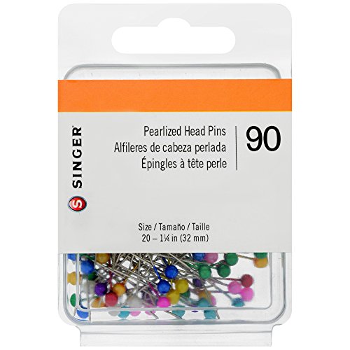 SINGER 00358 Pearlized Head Straight Pins, Size 20, 90-Count - Thumbnail 4