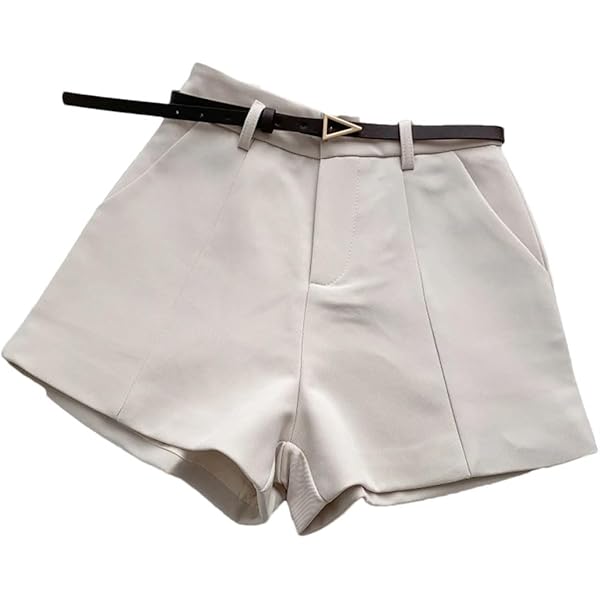 GORGLITTER Women's High Waisted Bermuda Shorts Summer Linen GORGLITTER Women's High Waisted Bermuda Shorts Summer Linen