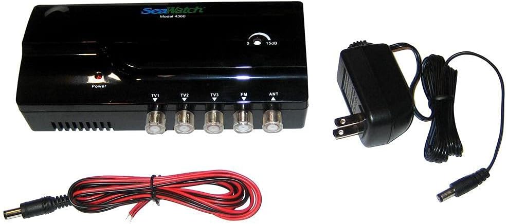 ShakespeareAm/Fm/TV Band Separator/Distribution Amplifier 4360 Am/Fm/TV Band Separator/Distribution Amplifier