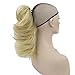 Oubeca Claw Thick Wavy Curly Pony Tail Short Layered Ponytail Clip In Hair Extensions
