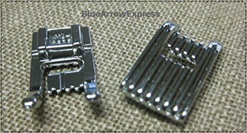 BlueArrowExpress 7 Groove Pin Tuck Foot Item # 412370045 for Viking Husqvarna Sewing Machines