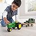 JOHN DEERE Tomy Big Farm 4020 Tractor with Hay Wagon & Bales (1:16 Scale)
