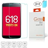 3x LG Nexus 4 E960 Tempered Glass,Nacodex® [3 Pack] HD Premium 0.3mm 2.5D Tempered Glass Screen Protector Film - Retail Package (For LG Nexus 4 E960)