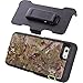 For iphone 6 Case, Kecko® Heavy Duty High Impact Weather Scratch Resistant Full Body Protective Defender Series Tree and Grass Forest Camo Hard Case Cover with Belt Clip Holster and Built-in Screen Protector for Apple iphone 6 4.7 inch (Forest Green)