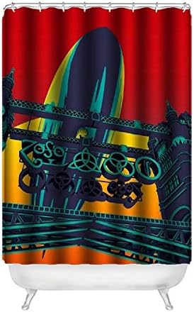 Needyou Led Zeppelin Shower Curtain Waterproof Polyester Bathroom 48" x 72"