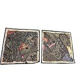 Mogul Indian Cushion Cover Sequin Embroidered Work Handmade Couch Ethnic Pillow Shame