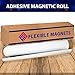 Flexible Magnets Sheet with Adhesive, 30mil Thick. Ideal for DIY Projects at Home - Office - Auto - Shop - Crafts and More! (2' x 5')