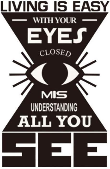 Amazon Potnoo 英語の有名なことわざの壁のステッカーの居間の寝室の家の背景の壁の装飾のステッカー 43 65cm ウォールステッカー オンライン通販