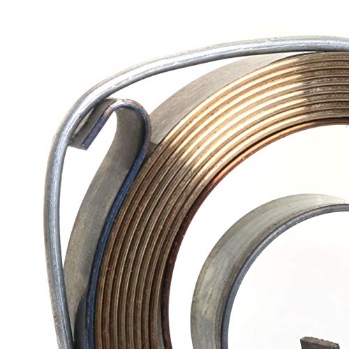 ToToT 2pcs Drill Press Quill Return Spring Metal Coil Assembly 10mm For Vacuum Cleaner Coil Spring, Volume Tube Coil Spring, Safety Belt Coil Spring