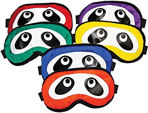 Blindfolds with Panda Eyes (Set of 6)