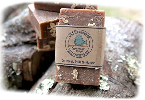 Oatmeal, Milk & Honey Goat Milk Soap - 1 Bar - Made With Organic Ground Oatmeal