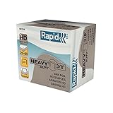 Rapid 90204 HD 3/8-Inch Staples, 5000/bx