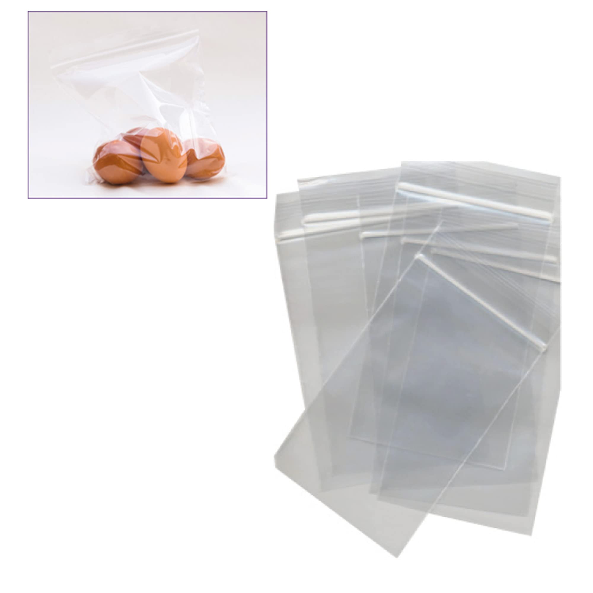 Viva 3120 100 Zip Envelope, 300 x 400 mm, Transparent