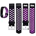GEAK Fitbit Charge 2 Bands, Replacement Accessories for Fitbit Charge2 HR, Small Size Band, Black / Purple