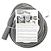 Replacement Washing Machine Drain Discharge Hose with clamp (12 ft)