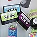 Big Dot of Happiness 80s Cassette Tape Party Essentials Decorations - 1980s Theme Party DIY Cut-Outs, Double-Sided Retro Design, 7x5 Inch Premium Cardstock Paper, 20-Piece Set