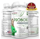 Premium Health  Probiotics Dietary Supplement, 60 Capsules
